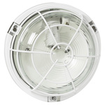 Legrand Round LED Bulkhead Light, 100 W, Lamp Supplied, IP55