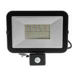 RS PRO, Security Floodlight, 50 W, 3600 lm, IP65 PIR, 220 → 240 V ac