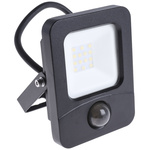 PowerLED Flex-PIR Floodlight, 10 W, 1000 lm, IP65 PIR, 175 → 265 V ac