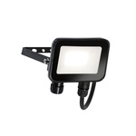 Knightsbridge FLN Floodlight, 15 LED, 10 W, 1085 lm, IP65, 230 V ac