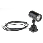 Waldmann LED Machine Light, 24 V, 3 x 6 W, Rigid Arm with Adjustable Head, 85mm Arm Length