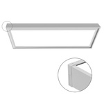 SHOT Rectangular Lamp Surface mounting frame for LED Lamps