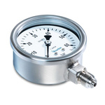 Bourdon G 1/4 Analogue Pressure Gauge 5bar Bottom Entry, MEX3-D21.B77, -1bar min.