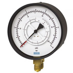 WIKA G 1/2 Analogue Pressure Gauge 10bar Bottom Entry, 48789274, 0bar min.