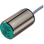 Pepperl + Fuchs M30 x 1.5 Inductive Proximity Sensor - Barrel, PNP Output, 15 mm Detection, IP68, IP69K, Cable Terminal