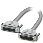 Phoenix Contact D-Sub 25-Pin to D-Sub 25-Pin Female, Male Cable & Connector, 25 V ac, 60 V dc