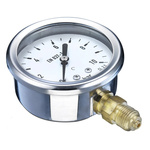 Bourdon G 1/4 Analogue Pressure Gauge 16bar Bottom Entry, MIT3D20B24, RS Calibration, 0bar min.