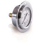 Bourdon Analogue Pressure Gauge 250bar Back Entry, MIT3B22B35, RS Calibration, 0bar min.