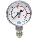 WIKA NPT 1/8 Analogue Pressure Gauge 7bar Back Entry, 48772303, 0bar min.