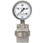 WIKA G 1/2 Analogue Differential Pressure Gauge 2bar Bottom Entry, 48605883, 0bar min.