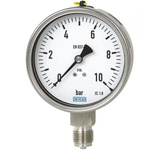 WIKA G 1/4 Analogue Pressure Gauge 2.5bar Bottom Entry, 48683409, 0bar min.