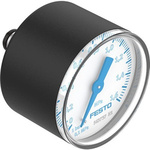 Festo 10 mmin Pressure Gauge 16bar, PAGN-40-1.6M-P10, 0bar min.