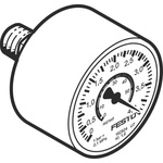 Festo R 1/8 Analogue Pressure Gauge J Back Entry, MAP-40-4-1/8-EN, 0bar min., 162842