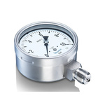 Bourdon Analogue Pressure Gauge 5bar Bottom Entry, MEX5-D30.B77, -1bar min.