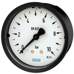 WIKA G 1/4 Analogue Pressure Gauge 100bar Back Entry, 9084002, 0bar min., 111.12