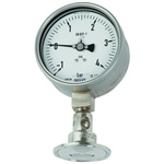 WIKA Analogue Pressure Gauge 10bar Bottom Entry, -1bar min.
