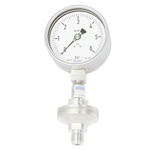 WIKA G 1/2 Analogue Pressure Gauge 1bar Bottom Entry, 0bar min.