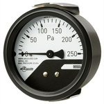 WIKA 4 to 6 mm Analogue Differential Pressure Gauge 400Pa Back Entry, 40421894, 0Pa min.