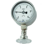 WIKA DN 38.1 Analogue Pressure Gauge 16bar Bottom Entry, 48782211, 0bar min.