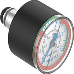 Festo 10 mmin Analogue Pressure Gauge 10bar Inline, PAGN-26-10-P10-RG, 0bar min.