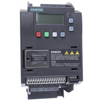 Siemens Inverter Drive, 1.5 kW, 3 Phase, 400 V ac, 4.1 A, SINAMICS V20 Series