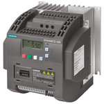 Siemens Inverter Drive, 4 kW, 3 Phase, 400 V ac, 8.2 A, 8.8 A, SINAMICS V20 Series
