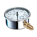 Bourdon G 1/4 Analogue Pressure Gauge 2.5bar Bottom Entry, MIT3-D20.B18, 0bar min.