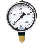 WIKA G 1/8 Analogue Pressure Gauge 400bar Bottom Entry, 48757273, 0bar min.