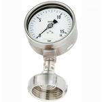WIKA DN 38 Analogue Pressure Gauge 6bar Bottom Entry, 48778621, 0bar min.