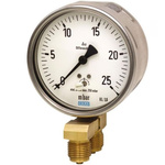 WIKA G 1/2 Analogue Differential Pressure Gauge 2.5kPa Bottom Entry, 48794927, 0kPa min.