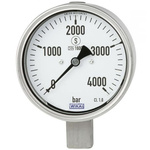 WIKA 9/16-18 UNF Female Analogue Pressure Gauge 5000bar Bottom Entry, 48741988, 0bar min.