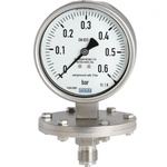 WIKA G 1/2 Analogue Pressure Gauge 10bar Bottom Entry, 48774804, 0bar min.