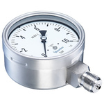 Bourdon Analogue Pressure Gauge 40bar Bottom Entry, MEX5D30B27, RS Calibration, 0bar min.