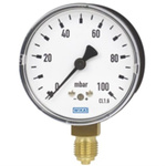 WIKA G 1/4 Analogue Pressure Gauge 0.6bar Bottom Entry, 9850511, 0bar min., 611.10