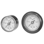 SMC R 1/4 Analogue Pressure Gauge 10bar Back Entry, G46E-10-02M-C, 0MPa min.