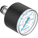 Festo 10 mmin Pressure Gauge 16bar, PAGN-26-232P-P10, 0bar min.