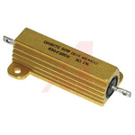 Ohmite 850 Series Anodized Aluminium, Metal Axial, Solder Wire Wound Panel Mount Resistor, 3Ω ±1% 50W