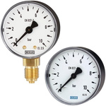 WIKA G 1/4 Analogue Pressure Gauge 40bar Back Entry, 9083855, 0bar min., 111.12