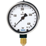 WIKA G 1/2 Analogue Pressure Gauge 250bar Bottom Entry, 9921060, 0bar min.