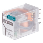 Phoenix Contact, 24V dc Coil Non-Latching Relay 4PDT, 50mA Switching Current PCB Mount