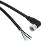 TE Connectivity Right Angle M8 to Unterminated Cable assembly, 3 Core 1.5m Cable