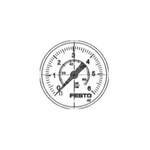 Festo Analogue Pressure Gauge 6bar Back Entry, MA-40-6-R1/4-EN, 0bar min., 187078