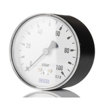 WIKA G 1/4 Analogue Pressure Gauge 0.6bar Back Entry, 9850597, 0bar min., 611.10