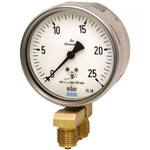 WIKA G 1/2 Analogue Differential Pressure Gauge 60mbar Bottom Entry, 66030331, 0mbar min.