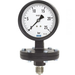 WIKA G 1/2 Analogue Pressure Gauge 16bar Bottom Entry, 48703748, 0bar min.