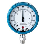 Rosemount 1/2-14 NPT Male Analogue Pressure Gauge 250bar Bottom Entry, WPG45XI1G11D000250Q4Q8, 0.2psi min.