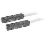 SMC Reed Grommet Pneumatic Switch, D-Z76 Series, 4 → 8V dc, with LED indicator