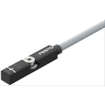 Festo Magneto Resistive Proximity Sensor, IP65, IP68, IP69K, 24V dc, NC Operation, SMT-8M-A, with LED indicator, 8138001