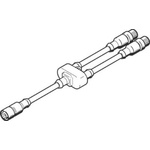 Festo Plug Connector, NEBV-M12G8-KD-3-M12G4 Series