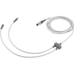 Festo Connector, NEDY-L2R1-V1-M8G3-U-0.3L-M8G4-2.5R Series